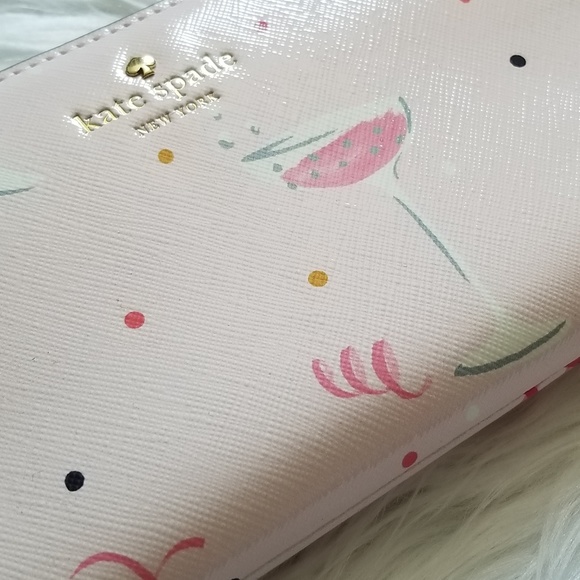 Kate Spade Slim Cocktail Themed Wallet - Picture 5 of 5